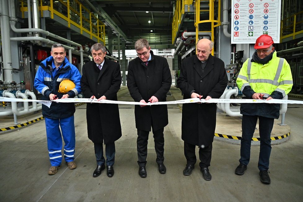 Premiér Andrej Babiš (ANO) na návštěvě nově otevřené výdejny Čepra (únor, 2020)