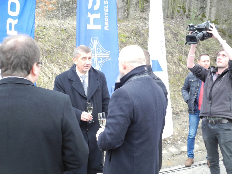 Andrej Babiš na slavnostním zahájení stavby úseku D3