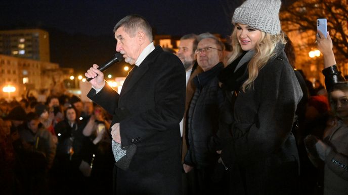 Andrej Babiš vyrazil s prezidentskou kampaní do Děčína.