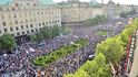 Demonstrace proti premiérovi Babišovi a ministryni spravedlnosti Marii Benešové