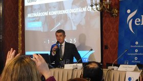 Vicepremiér Andrej Babiš na konferenci Digitální Česko