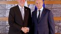Andrej Babiš a Donald Tusk na summitu EU