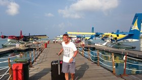 Andrej Babiš si na Maledivách užil dovolenou se svou rodinou - manželkou Monikou a dětmi Vivien a Frederikem