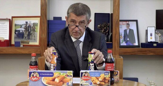 Andrej Babiš (ANO) když řešil dvojí kvalitu potravin v roce 2019.