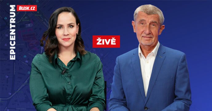 Andrej Babiš živě v Epicentru Blesk Zpráv s moderátorkou Pavlínou Horákovou