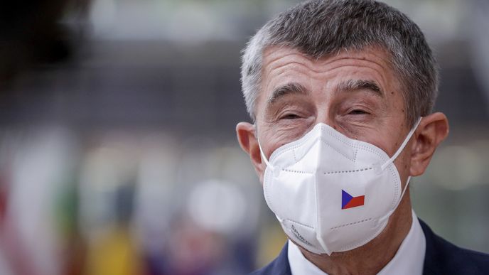 Andrej Babiš na summitu EU v Bruselu (15.10.2020)