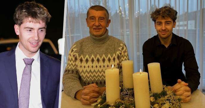 Advent Andreje Babiše: Se synem Frederikem po boku