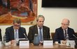 Bezpečnostní výbor kvůli šéfovi GIBS: Zleva Babiš, Murín a Sobotka: (15.3.2018)