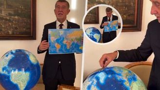 Andrej Babiš si koupil globus a zjistil, že země není placatá. Zahraniční politika státu se od základu změní Andrej Babiš si koupil globus a zjistil, že země není placatá. Zahraniční politika státu se od základu změní