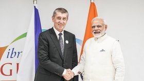 Babiš v Indii jednal i s premiérem Naredrou Modim (18.1.2019)