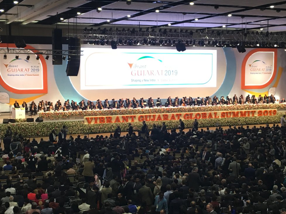 Summit Vibrant Gujarat 2019 v Indii: Zúčastnil se i premiér Andrej Babiš.