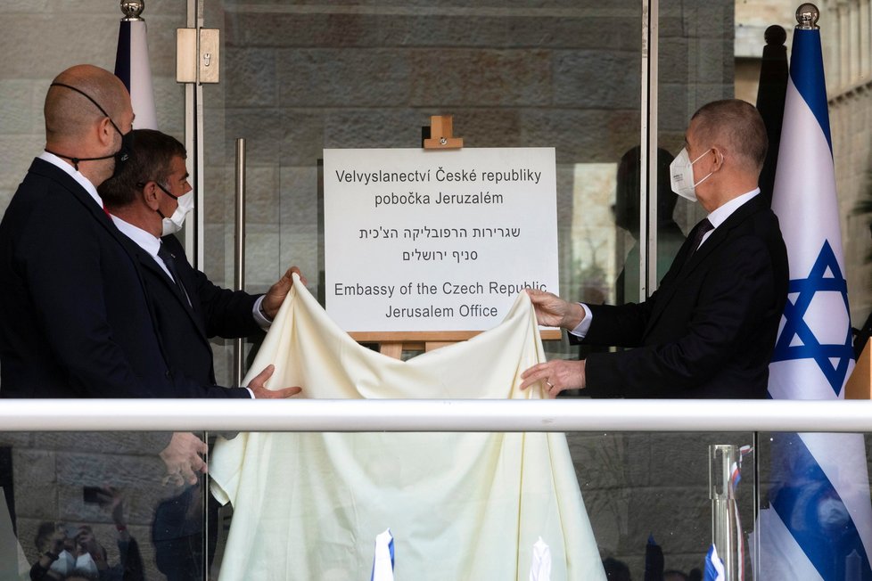 Babiš v Izraeli: Účastnil se otevření úřadovny diplomatů ČR v Jeruzalémě (11.3.2021)