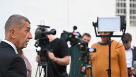 Premiér Andrej Babiš po jednání s prezidentem Petrem Pavlem (14. 9. 2026)