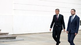 Premiér Andrej Babiš po jednání s prezidentem Petrem Pavlem (14. 9. 2026)