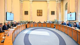 Andrej Babiš (ANO) na jednání vlády, prvním po komunálních volbách (12.10.2026)