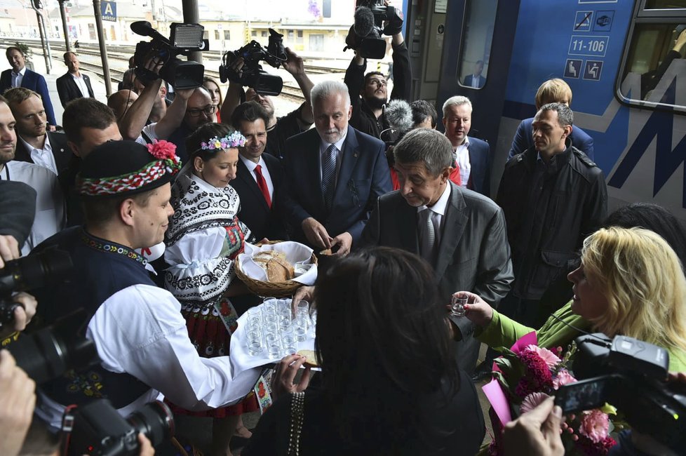 Andrej Babiš vzal ministry do Jihomoravského kraje (2. a 3.5.2018)