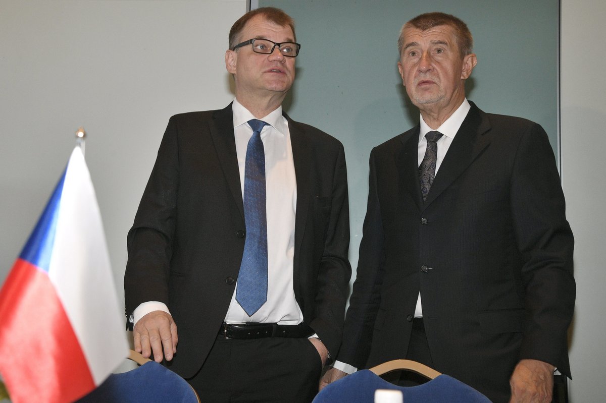 Andrej Babiš a finský premiér Juha Sipilä mluvili mimo jiné o spolupráci V4 a Skandinávie a Pobaltí