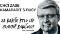 Parodie na kampaň Andreje Babiše: Billboard s Karlem Havlíčkem