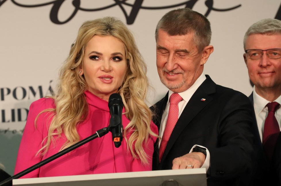 Prezidentské volby 2023: Tisková konference ve štábu Andreje Babiše (14.1.2022))