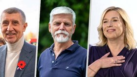 Favorité prezidentských voleb Babiš, Pavel a Nerudová