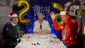 Babiš, Havlíček a Juchelka (všichni AN) natočili silvestrovský podcast Sorry jako (Prosinec 2025)