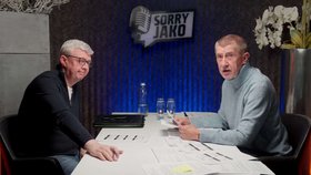 Andrej Babiš s Karlem Havlíčkem (ANO) v podcastu Sorry jako, vydaném na svátek 28. října (říjen 2026)