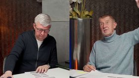 Andrej Babiš s Karlem Havlíčkem (ANO) v podcastu Sorry jako, vydaném na svátek 28. října (říjen 2026)