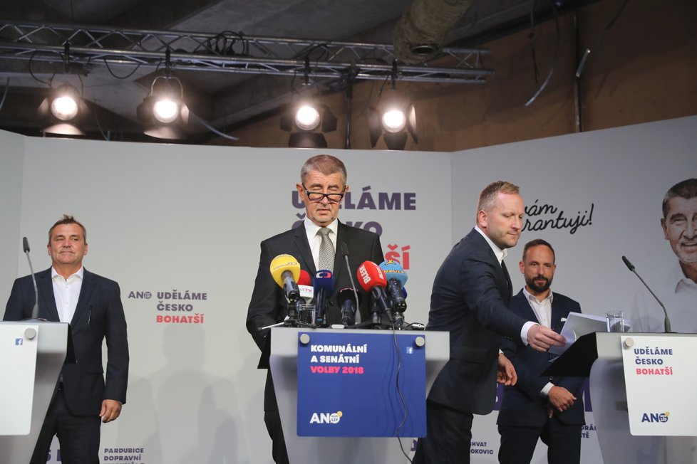 Andrej Babiš během startu kampaně ANO ke komunálním volbám (3.9.2018)