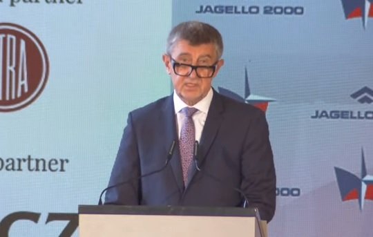 Premiér Andrej Babiš (ANO) během bezpečnostní konference na Hradě (22. 6. 2021)