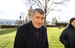 Andrej Babiš ve frontě na korunovační klenoty (17.1.2022)