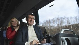 Výjezd vlády do Libereckého kraje: Premiér Babiš s ministryní Dostálovou