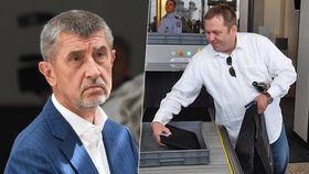 Andrej Babiš (ANO) a Marek Přibyl