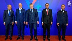 Babiš s Ficem, Magyarem a Tuskem: Premiéři V4 jednají v Bratislavě. Tentokrát mají návštěvu