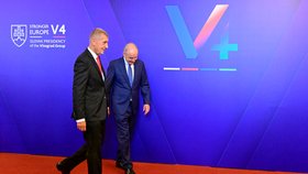 Premiér Andrej Babiš (ANO) s irským kolegou Micheálem Martinem (10.9.2026)