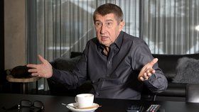 Andrej Babiš při rozhovoru pro Blesk