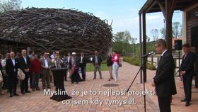 Andrej Babiš mluví v pořadu České televize o projektu Čapího hnízda