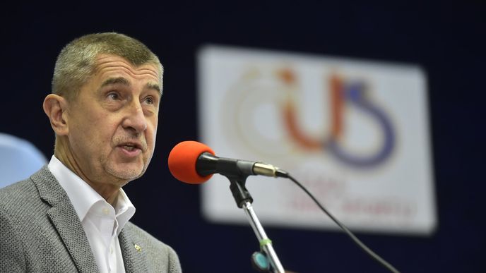 Ministr financí Andrej Babiš na valné hromadě České unie sportu