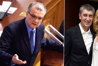 Babiš tweetuje: Radši budu s dětmi než poslouchat ožralého Kalouska