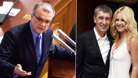 Miroslav Kalousek se ve sněmovně pustil do Babiše, který je s rodinou na dovolené. Vicepremiér mu to ostře vrátil.