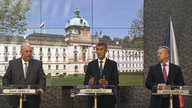 Premiér Babiš s ministry Tomanem a Brabcem řešili problémy s vodou a suchem. (7. 5. 2019)