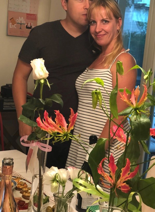 Andrej Babiš mladší se svou přítelkyní Jelizavetou