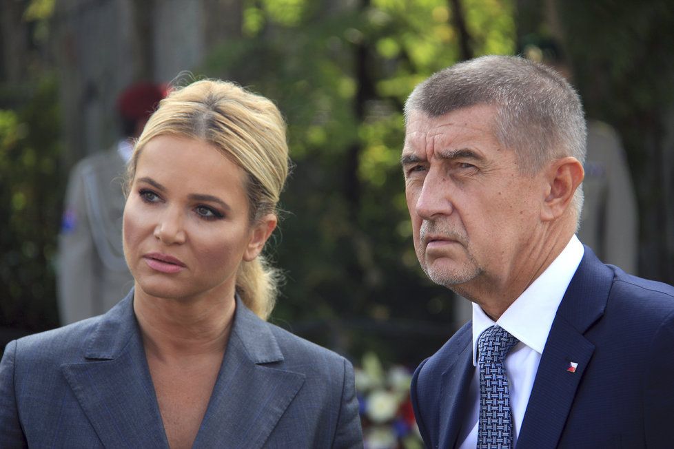 Andrej Babiš s manželkou Monikou během návštěvy Berlína (5. 9. 2018).