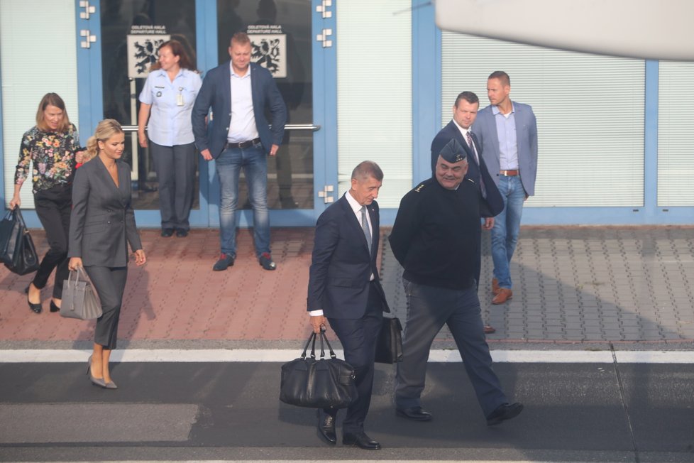 Andrej Babiš v doprovodu své manželky Moniky vyrazil 5.9.2018 na státní návštěvu Německa a schůzku s Angelou Merkelovou