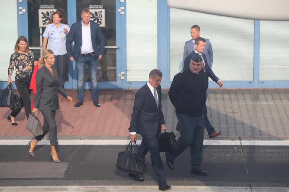Andrej Babiš v doprovodu své manželky Moniky vyrazil 5.9.2018 na státní návštěvu Německa a schůzku s Angelou Merkelovou