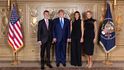 Babišovi na recepci uspořádané Donaldem Trumpem se v New Yorku fotili s prezidentem USA i první dámou Melanií