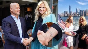 Elegantní Babišová v USA: Vyniklo i její tetování. S manželem uctí oběti 11. září