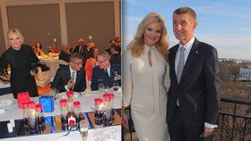 Andrej a Monika Babišovi vyrazili úspěšné přijetí v Bílém domě oslavit na českou ambasádu