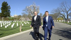 Babišovi vyrazili do Washingtonu