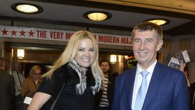 Andrej Babiš s partnerkou Monikou Babišovou