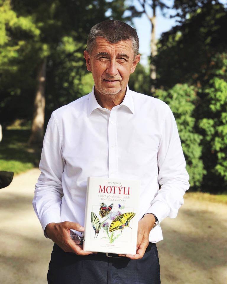 Babiš na Jižní Moravě: &#34;Motýle&#34; připomněla i jeho návštěva národní přírodní památky Pastvisko u Lednice.